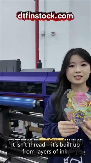 The Magic of UV Printing: Creating 3D Embroidered Stickers!