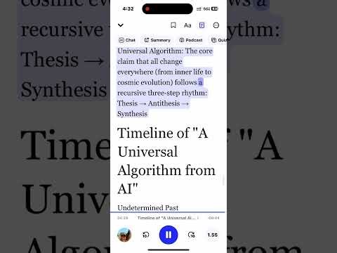 036 A Universal Algorithm by AI