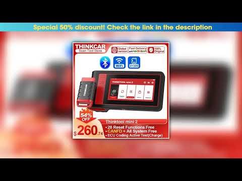 Must Buy THINKTOOL MINI 2 Auto OBD2 Scanner Car Diagnostic Tool Full System Scan Tool Support Bidir