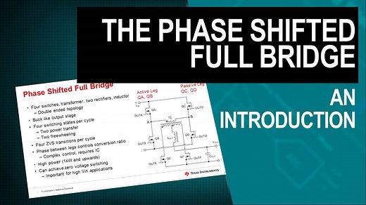 How to design multi-kW DC/DC converters for electric vehicles (EVs) - The phase shifted full bridge | Video | TI.com