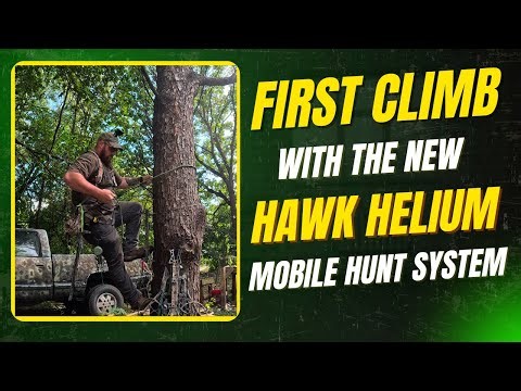 My first climb in the new hawk helium mobile hunt system!