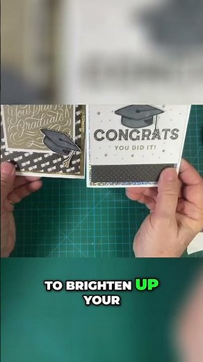 Layering with Dimensionals- DIY Graduation Cards!