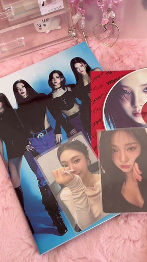 カッターでアルバム切れちゃった...😿 #my #カリナペン #韓国 #しろピンク系統 #ピンク系統 #アルバム開封 #aespa #カムバ #drama #CapCut