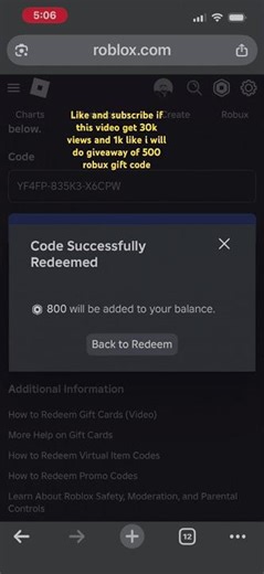 How to redeem a gift code tutorial