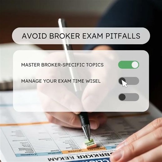 Avoid Broker Exam Pitfalls