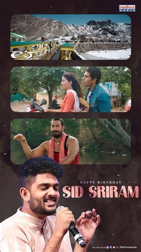 Wishing the magical voice of Sidsriram a very Happy Birthday ❤️🎶