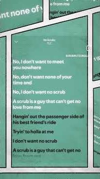 No Scrubs by TLC #spotify #lyrics #karaoke #tlc