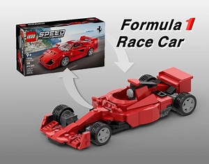 LEGO MOC-193014 Ferrari F1 Race Car (76934 Alternative Builds) (Speed Champions 2024)