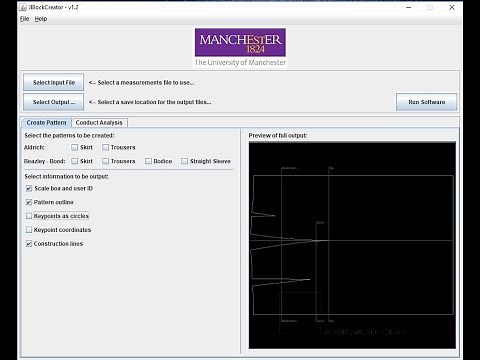 Guide to the JBlock 1.2 Scan to Pattern Software