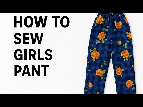 💙🧡How to sew girls pant/ cordset/4 to 5 year girls pant