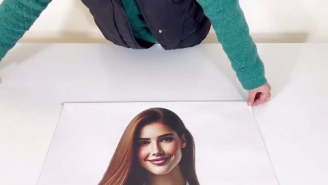 Poster Banner Sign Holder Slide Rail Hanger Bar Kit, Large (60")