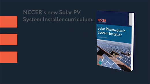 We've just released the second edition of our Solar PV System Installer curriculum! 🌞🔧 Learn more about our Solar Photovoltaic System Installer curriculum via this link: https://nccer.to/3n 🔗 #SolarEnergy #RenewableEnergy #NCCER #leadership | NCCER