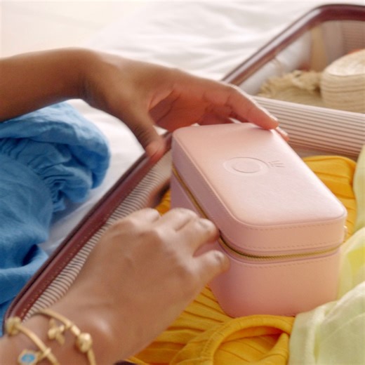 Trying to find the best way to travel with your jewellery? Our Pink Small Jewellery Box is the perfect home for all your treasured pieces. Shop now: https://to.pandora.net/Hl7JLK | Pandora