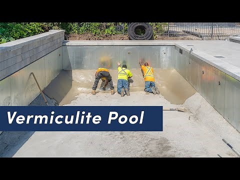 Vermiculite Concrete Pool Process | AquaSpa Pools | Toronto