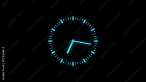 Clock Counting Down 24 Hour Day Fast Speed. Clock with moving arrows. Clock icon ,clock rotted 24 Hour Day Fast Speed.