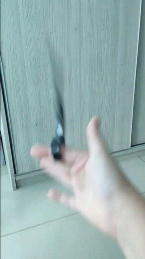 practising karambit tricks