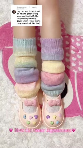 How to Style Leg Warmers in a Cute Kawaii Way