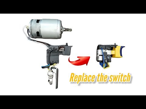 How to Repair Cordless Electric Drill | Trigger Switch for Drill replacement