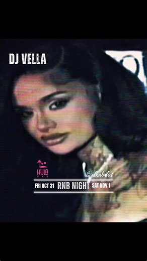 RnB Halloween Special 🎃👻 This weekend 🔥 Fri 31 Oct Hula Bar Sat 1 Nov The Walkabout Hotel | DJ VELLA