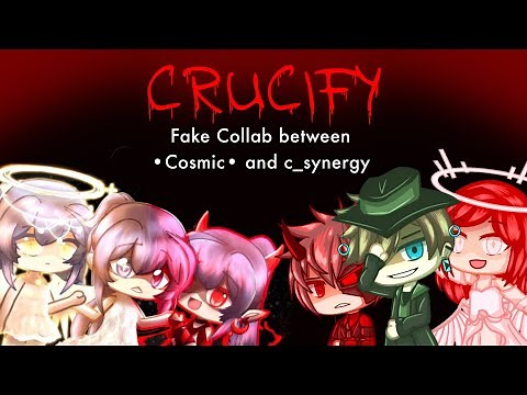 Crucify ~ Gacha FNF Battle ~ Fake Collab with •Cosmic•! ~ #cosmichalloweenfnfoutfitbattle