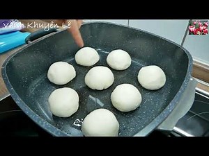 Bánh Bao Chiên Nước - Bí quyết làm Bánh Bao vừa Bông Xốp mềm vừa giòn giòn dưới Đáy Bánh Vanh Khuyen