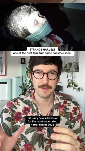 13K views · 246 reactions | Absolutely loved STRANGE HARVEST. A great faux true crime doc with excellent pacing. #horror #truecrime #cult #ritual #horrortok #documentary #serialkillers | Nicolas Curcio | Facebook