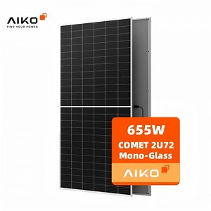 [Hot Item] Aiko G-Mch72MW 640watt-670watt High Efficiency Solar Panels for EU Market Project