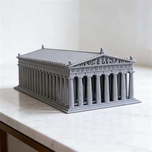 3D Printed Acropolis Model, Ancient Greek Architecture Replica, Athens Landmark Diorama - Etsy