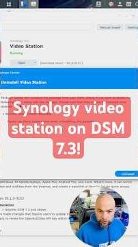 Install Video Station on Synology DSM 7.2 or 7.3 | #howto #nas