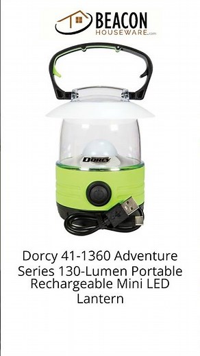 Dorcy 41-1360 Adventure Series 130-Lumen Portable Rechargeable Mini LED Lantern