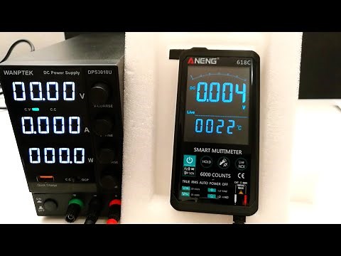 Wamptek DPS3010U Voltage Regulator - Unboxing and Test on Aneng Touch Multimeter