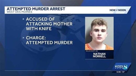 West Des Moines man faces attempted murder charge after knife attack targeting his mother
