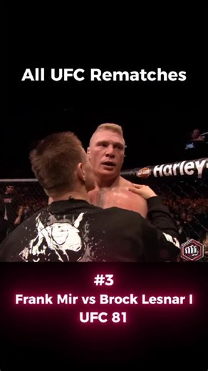 Knockout Nation on Instagram: "Frank Mir vs Brock Lesnar I – UFC 81 When the unstoppable force met elite submission skill. At UFC 81, Brock Lesnar entered the Octagon as a once-in-a-generation athlete, overwhelming Frank Mir with raw power and pressure. But Mir stayed calm in the chaos, surviving the storm and capitalizing on a single mistake. A perfectly timed scramble, a caught leg, and an instant kneebar changed everything. Mir shocked the world, handing Lesnar his first MMA loss and announci