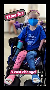 29K views · 1.3K reactions | Ana had her casts switched out today. If you're out of the loop and want to know more about her #serialcasting you can #replay any of the casting videos at any time on our Facebook page. We've been talking about this regularly for the last couple of.weeks so there's a TON of info in the videos posted. :) #medicaljourney #arthrogryposistreatment #watchthevideo #roundtwo #learnallaboutit | Team AMC Ana | Facebook