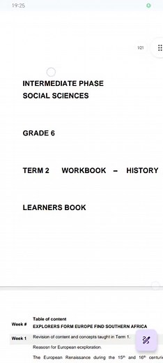 Grade 6 History Workbook Term 2 Revision