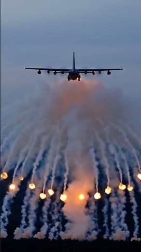 The "Angel of Death" Unleashed: C-130 Hercules Flare Drop