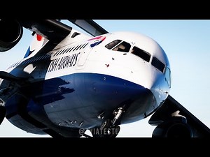 British Airways BAE 146 Aircraft Cinematic Video