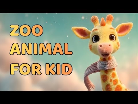 🐯 Zoo for Kids Learn Zoo Animals 🦁 Fun Learning Video for Toddlers & Preschoolers