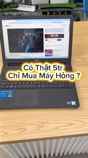 Laptop dell zá chỉ hơn 5tr , màn hình lớn , máy đáp ứng tốt văn phòng , học tập , game nhẹ , đồ hoạ 2D #dell #laptopvanphong #xuhuong #laptopuytin #laptop