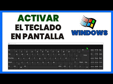 ➡️ Cómo Activar el TECLADO EN PANTALLA en WINDOWS 7 / 8 / 10 / 11 ✔️ Escribir con el ratón ¡FÁCIL!