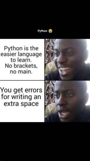 Python Easy… Until One Space Breaks Everything 💀🔥 #python #coding #programming #codememe #shorts