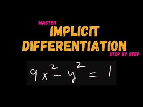 Implicit Differentiation Made Simple Step by Step | Calculus1