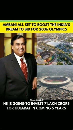 🇮🇳India’s Olympic Dream Takes Shape | Mukesh Ambani’s Vision &the Road to 2036🏅#viral#ambani#shorts