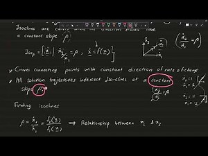 Non Linear Systems 10:Isoclines