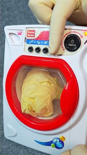 Satisfying with Unboxing & Review Miniature Washing Machine Toy Video | ASMR Videos