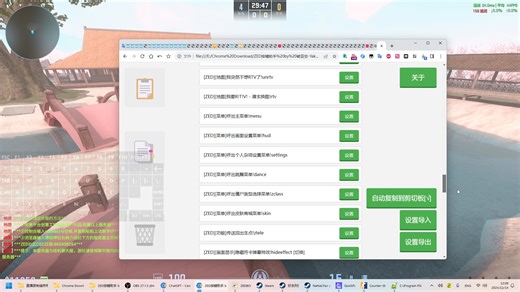 指令可以自动复制到剪切板了，地图滤镜，地图增亮，CSGO的第三人称看自己功能，以及问题修复[20241214]【ZED按键助手】