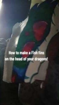 How to make a fin on the head of your dragons!