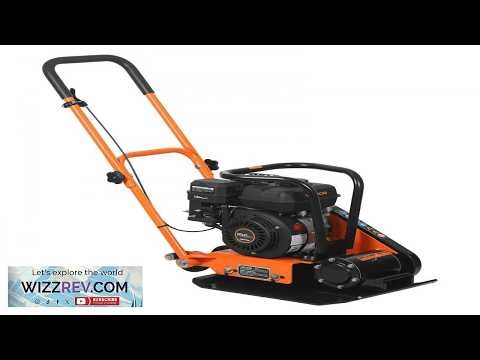 VEVOR Plate Compactor 6.5 HP 196CC Gas Engine 5600 VPM Vibrating Ground
