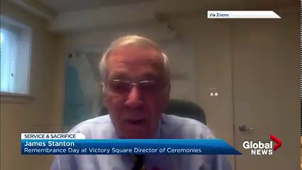3.8K views · 28 reactions | Director of Ceremonies James Stanton gives Global News Morning a preview of Remembrance Day events planned at the Cenotaph at Victory Square. https://globalnews.ca/tag/remembrance-day/ | Global BC | Facebook