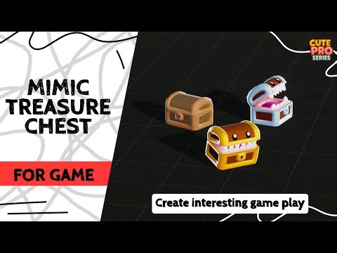 Mimic Treasure Chests Cute Pro Series | 700+ game ready assets | Unity, FAB, Unreal